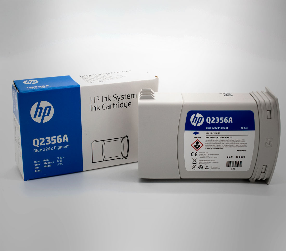 HP 2242 Blue 350ml Bulk Ink Supply | Think Ink